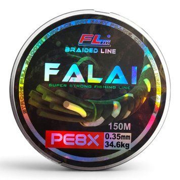 Шоклідер (шнур) FALAI PE8X 150 м 0.35 мм 34,6 кг