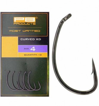 Крючки PB Products Curved KD-hook size 4