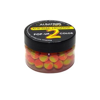 Бойли POP-UP 2 COLOR ACID PEAR - TANGERINE 10 мм ALBATROS oncarp&reg;