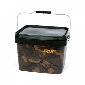Ведро для прикормки Fox Camo Square Buckets 10 Litre