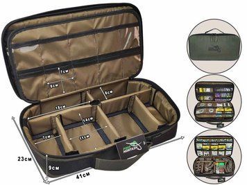 Сумка-органайзер Tackle Bag FFC для аксессуаров и кормушек (41х23х9см) Profmontazh