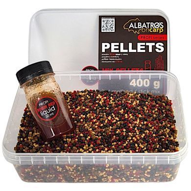 Набор ROBIN RED пеллетс флет-метод 400 g + ликвид ALBATROS oncarp&reg;